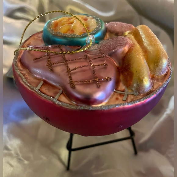 St. Nicholas Square Winter Chalet Collection Barbecue Grill Christmas Ornament - Picture 2 of 6